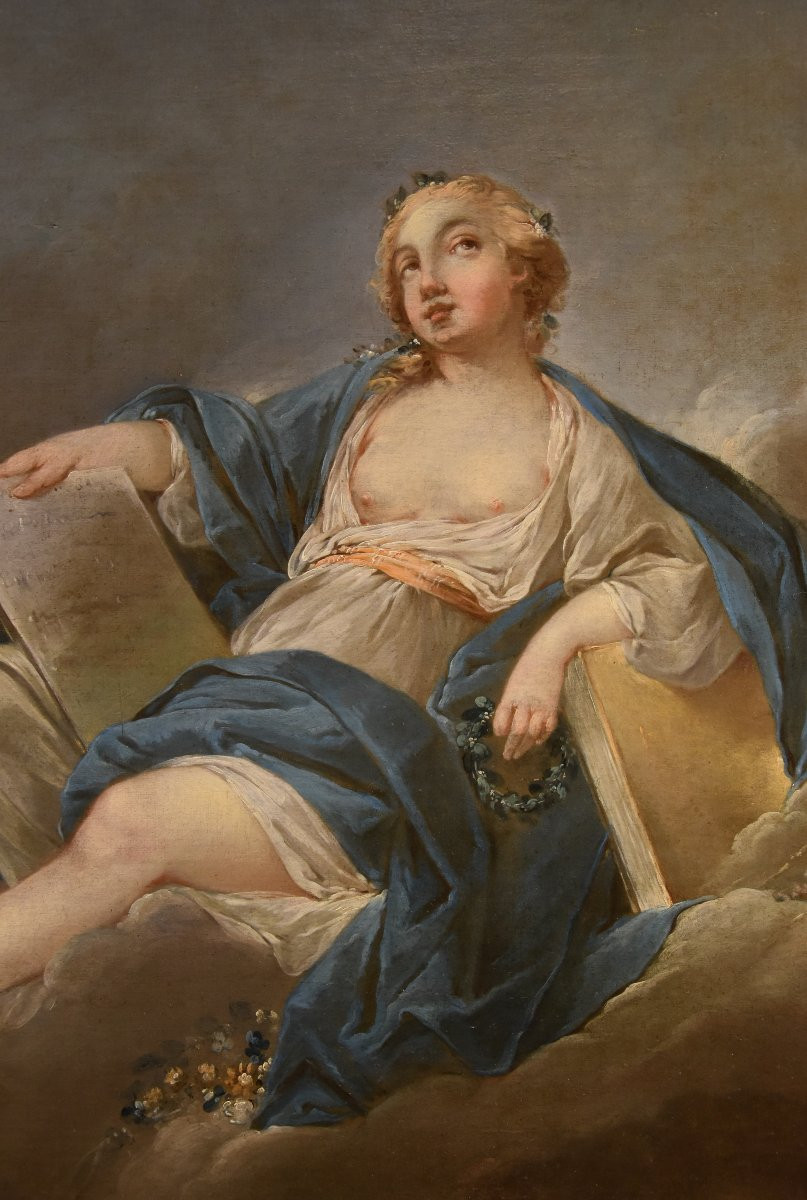 Allegoria della Poesia, Pierre Charles Trémolières (Cholet, 1703 - Paris, 1739)-photo-3