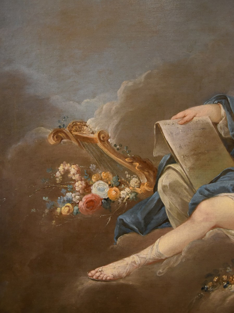 Allegoria della Poesia, Pierre Charles Trémolières (Cholet, 1703 - Paris, 1739)-photo-3