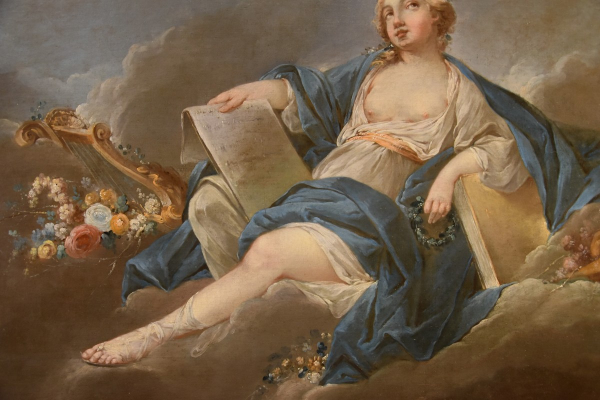Allegoria della Poesia, Pierre Charles Trémolières (Cholet, 1703 - Paris, 1739)-photo-6