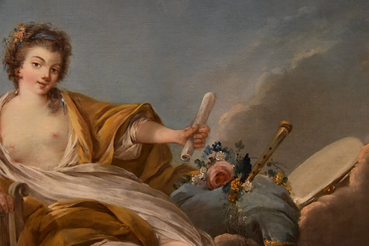 Allegoria della Musica, Pierre Charles Trémolières (Cholet, 1703 - Paris, 1739)-photo-1