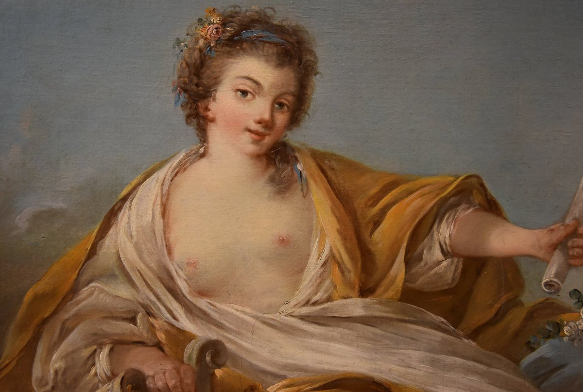 Allegoria della Musica, Pierre Charles Trémolières (Cholet, 1703 - Paris, 1739)-photo-2