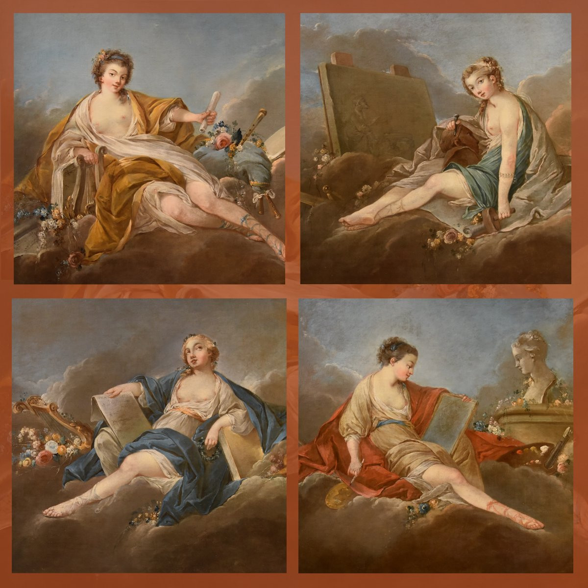 Allegoria della Musica, Pierre Charles Trémolières (Cholet, 1703 - Paris, 1739)-photo-6