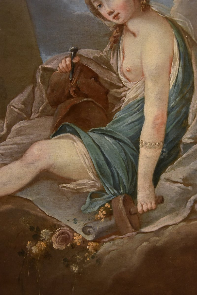Allegoria della Scultura, Pierre Charles Trémolières (Cholet, 1703 - Paris, 1739)-photo-6