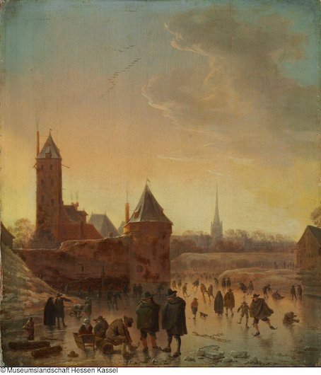 Paesaggio invernale con la città di Utrecht, Herman Saftleven  (Rotterdam 1609 - Utrecht 1685)-photo-3