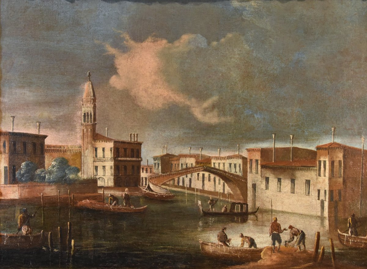 Francesco Tironi (Venezia, circa 1745 - 1797), Veduta di Venezia con la Chiesa di S. Geremia-photo-2