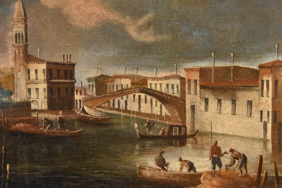 Francesco Tironi (Venezia, circa 1745 - 1797), Veduta di Venezia con la Chiesa di S. Geremia-photo-3