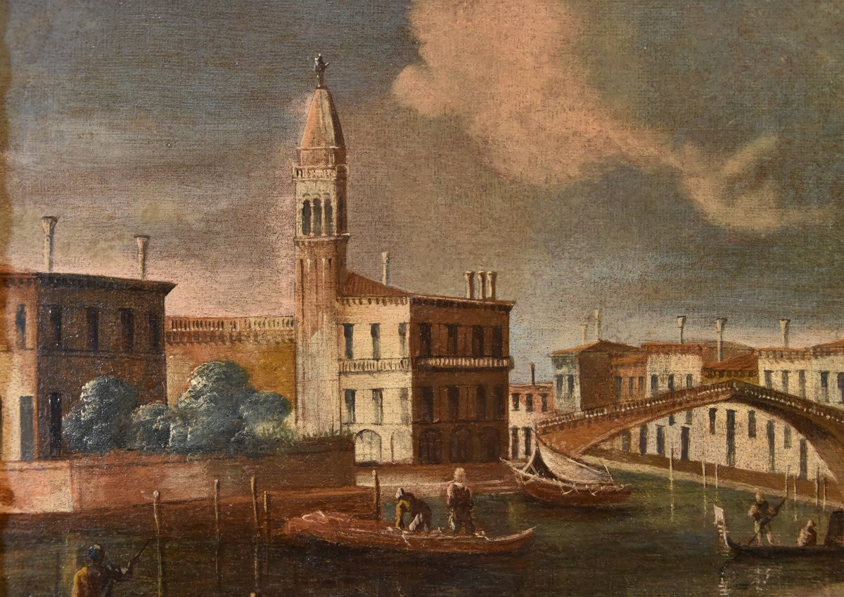 Francesco Tironi (Venezia, circa 1745 - 1797), Veduta di Venezia con la Chiesa di S. Geremia-photo-7