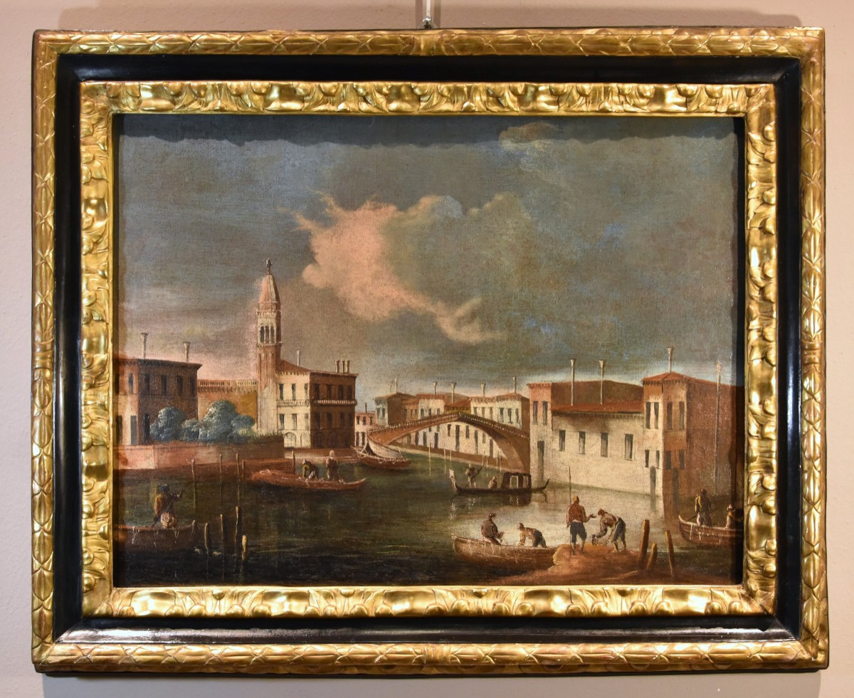 Francesco Tironi (Venezia, circa 1745 - 1797), Veduta di Venezia con la Chiesa di S. Geremia