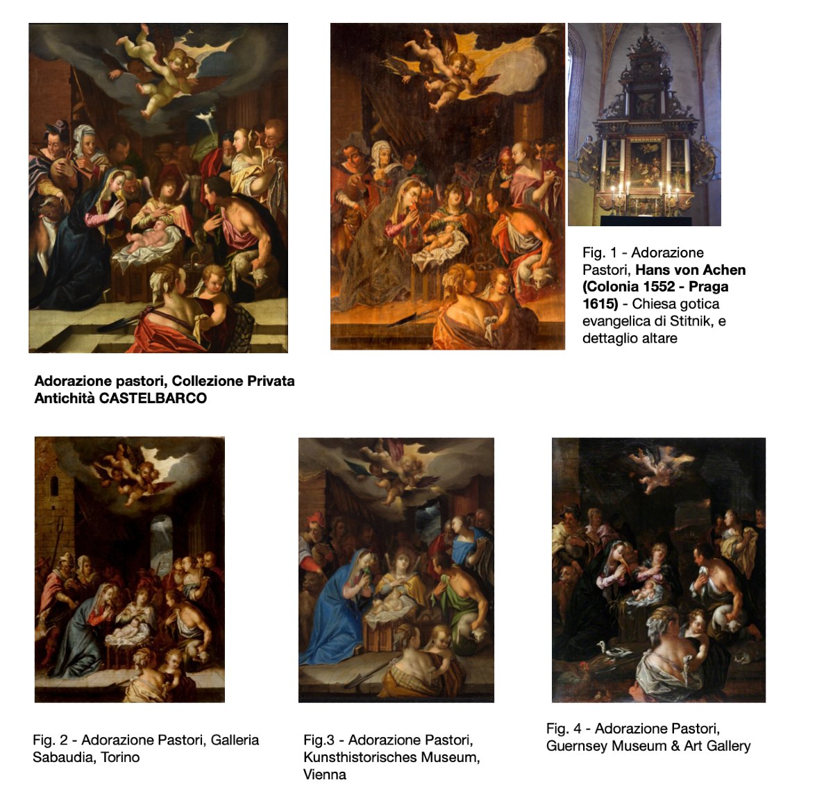 Hans von Achen (Colonia 1552 - Praga 1615) bottega, L’adorazione dei pastori-photo-8