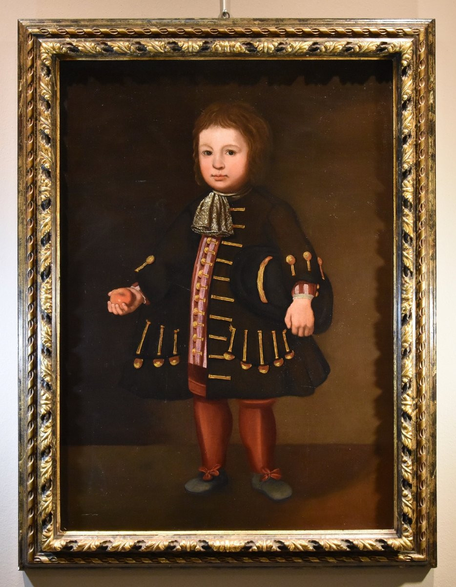Ritratto di fanciullo, Scuola lombarda XVII secolo-photo-2