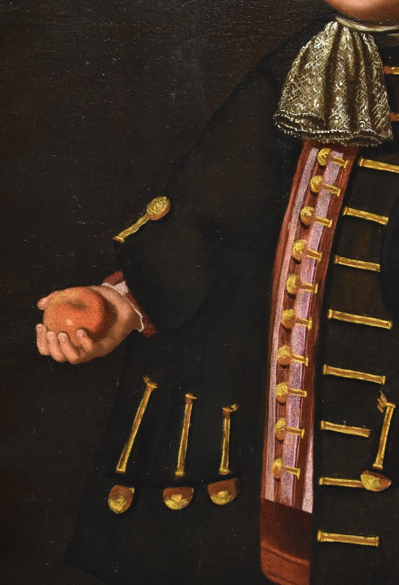 Ritratto di fanciullo, Scuola lombarda XVII secolo-photo-3