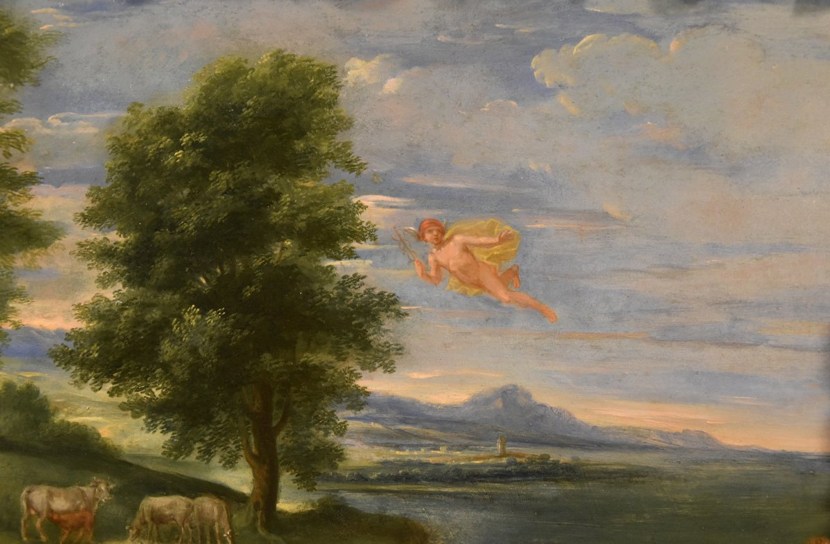 Il Rapimento di Europa, Francesco Albani (Bologna 1578 - 1660) Seguace di-photo-4