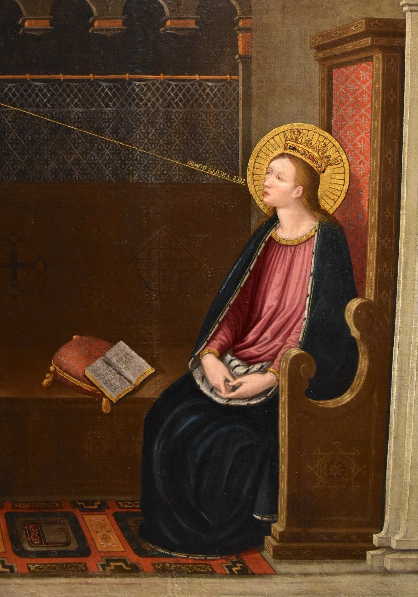 L’Annunciazione, Alessandro Allori (Firenze, 1535 – Firenze, 1607) cerchia-photo-4