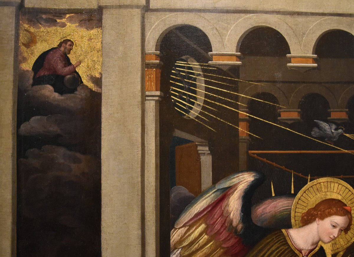 L’Annunciazione, Alessandro Allori (Firenze, 1535 – Firenze, 1607) cerchia-photo-4