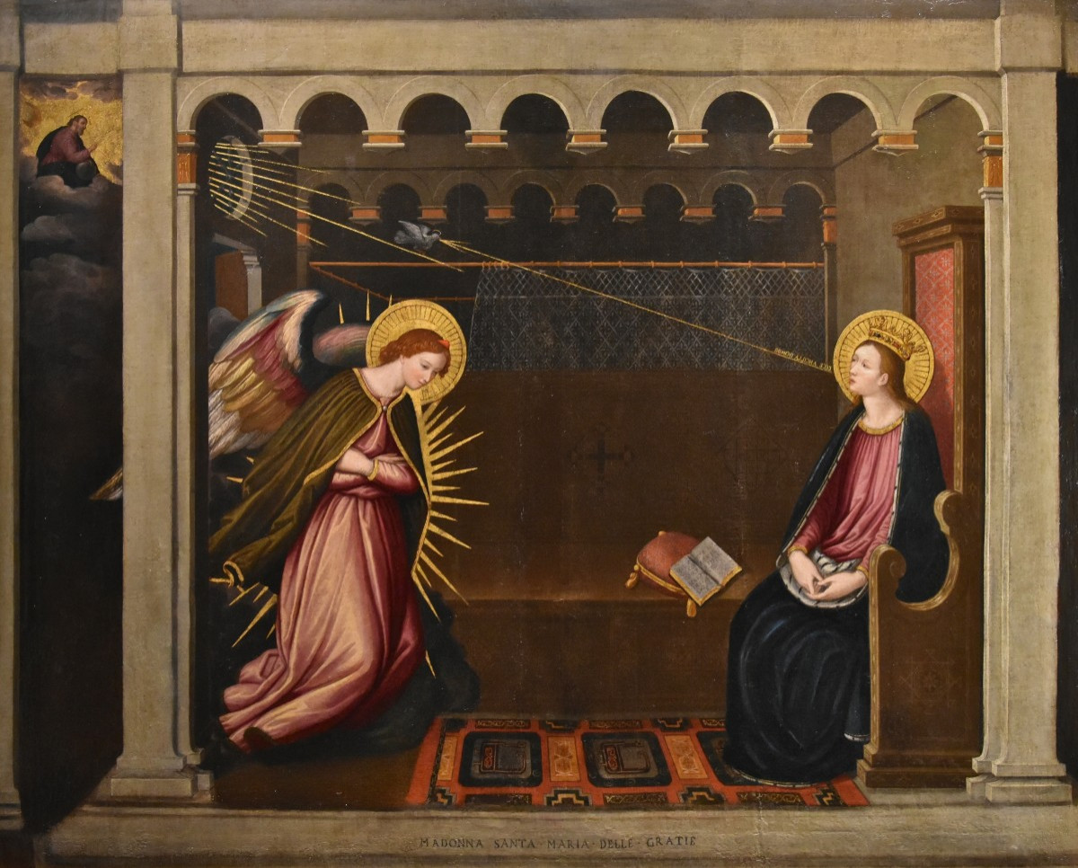 L’Annunciazione, Alessandro Allori (Firenze, 1535 – Firenze, 1607) cerchia