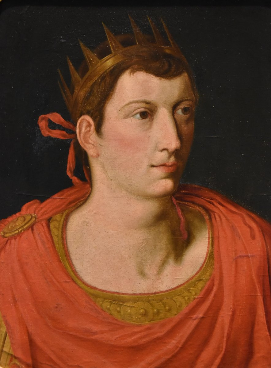 Ritratto dell'imperatore Augusto, Pittore fiammingo del XVII/XVIII secolo-photo-3