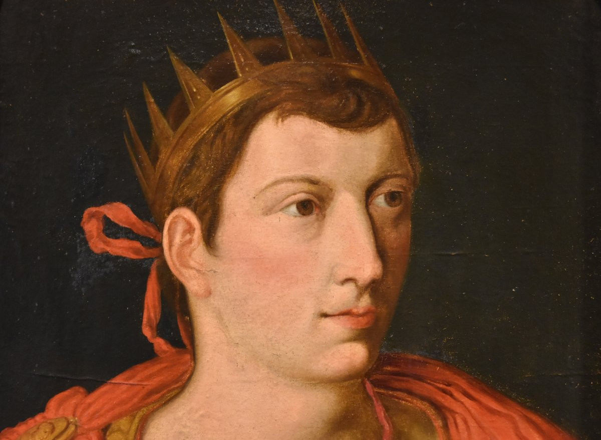 Ritratto dell'imperatore Augusto, Pittore fiammingo del XVII/XVIII secolo-photo-4