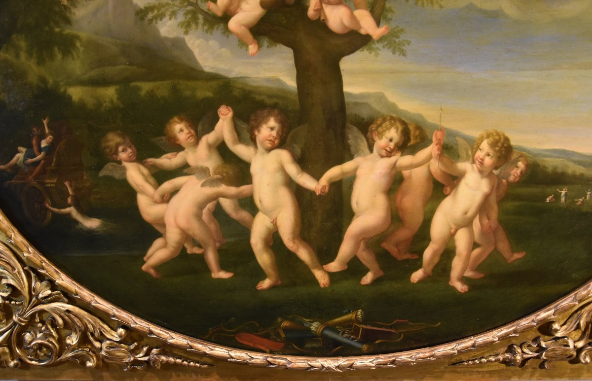 La danza degli amorini, Francesco Albani (Bologna 1578 - 1660) Copia da-photo-3