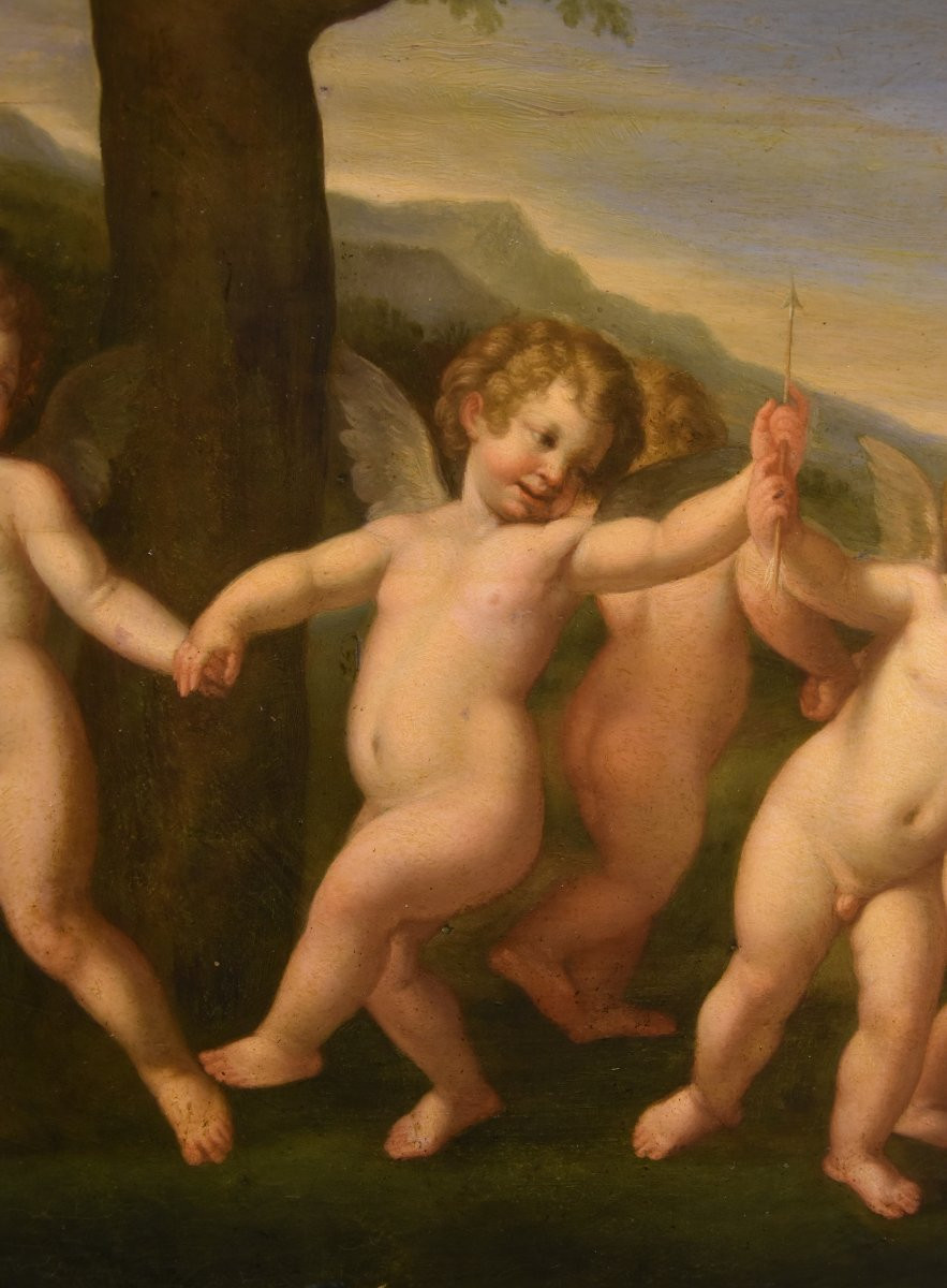 La danza degli amorini, Francesco Albani (Bologna 1578 - 1660) Copia da-photo-5