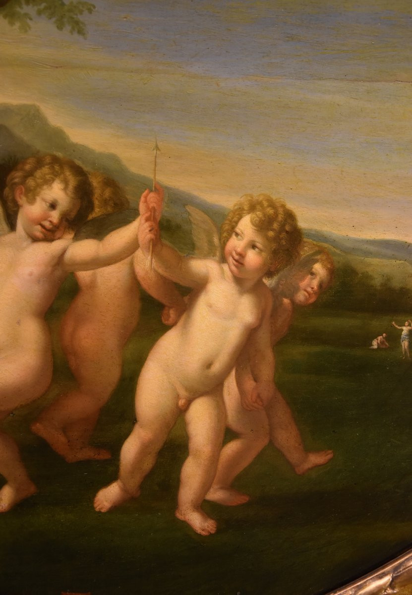 La danza degli amorini, Francesco Albani (Bologna 1578 - 1660) Copia da-photo-6