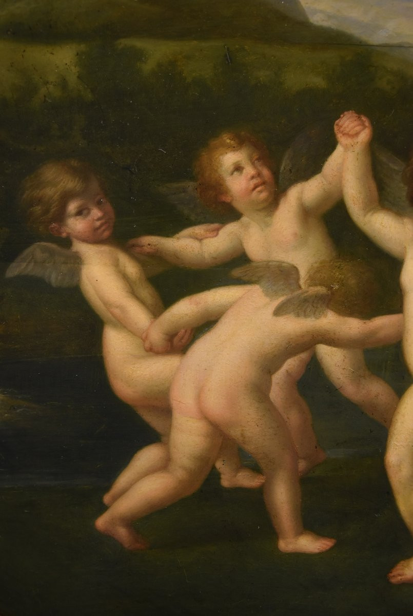 La danza degli amorini, Francesco Albani (Bologna 1578 - 1660) Copia da-photo-7