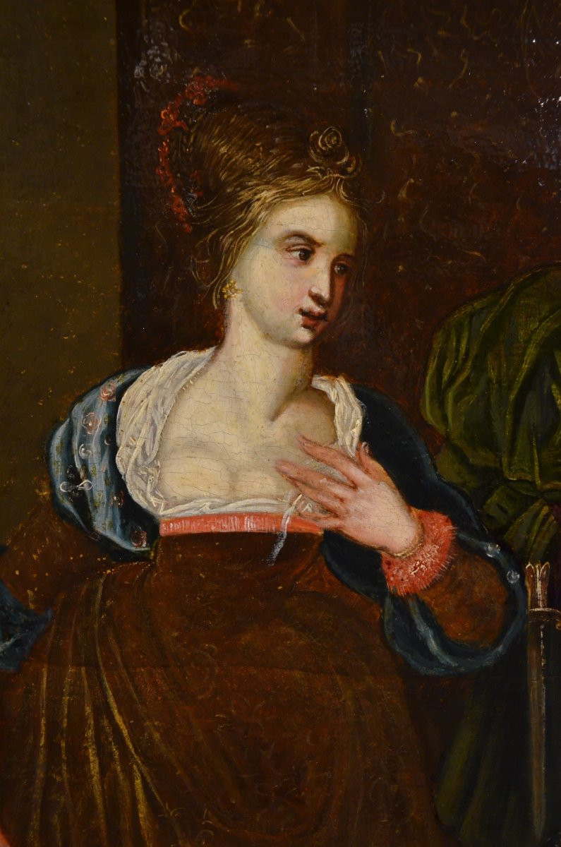 Il banchetto di Erode, Gaspar van den Hoecke (Anversa, 1585 – 1648)-photo-4