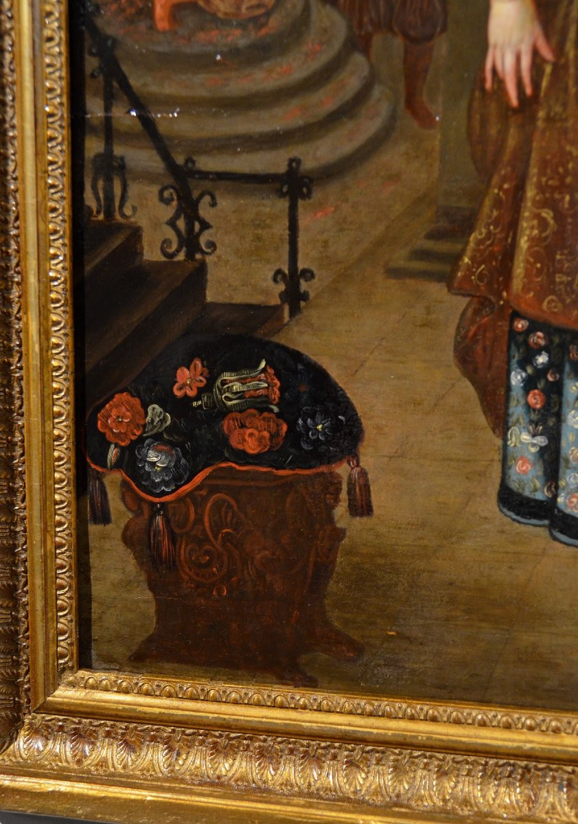 Il banchetto di Erode, Gaspar van den Hoecke (Anversa, 1585 – 1648)-photo-5