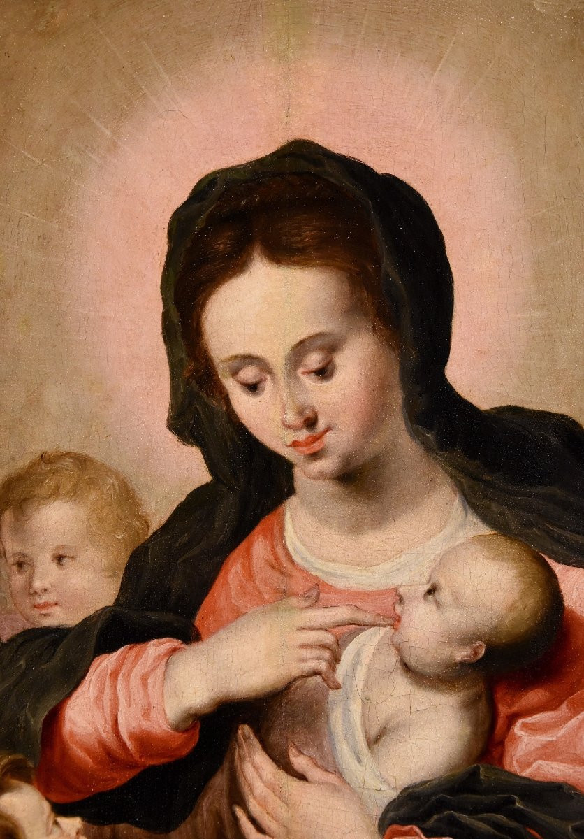 Madonna con Bambino e tre angeli, Hendrick van Balen (Anversa 1575 – 1632) bottega-photo-4