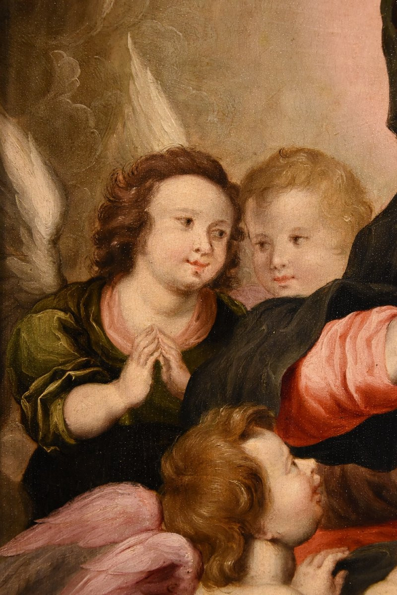 Madonna con Bambino e tre angeli, Hendrick van Balen (Anversa 1575 – 1632) bottega-photo-3
