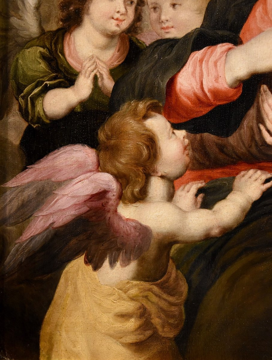 Madonna con Bambino e tre angeli, Hendrick van Balen (Anversa 1575 – 1632) bottega-photo-4