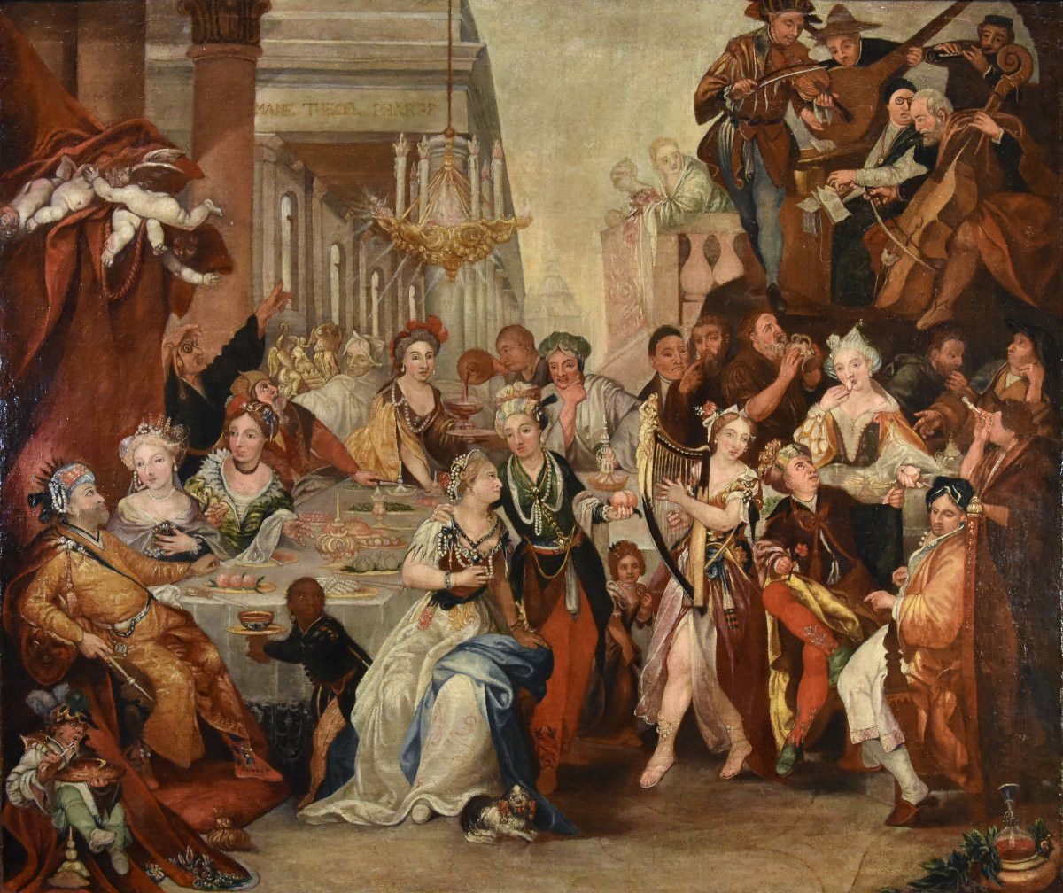 Il Banchetto di Baldassarre, Frans Francken II (Anversa, 1581–1642) bottega/cerchia-photo-2