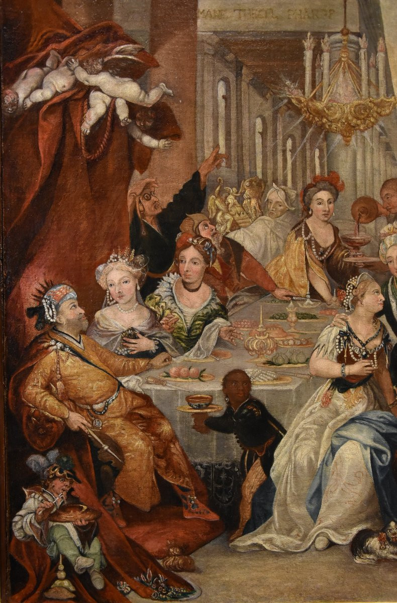Il Banchetto di Baldassarre, Frans Francken II (Anversa, 1581–1642) bottega/cerchia-photo-4
