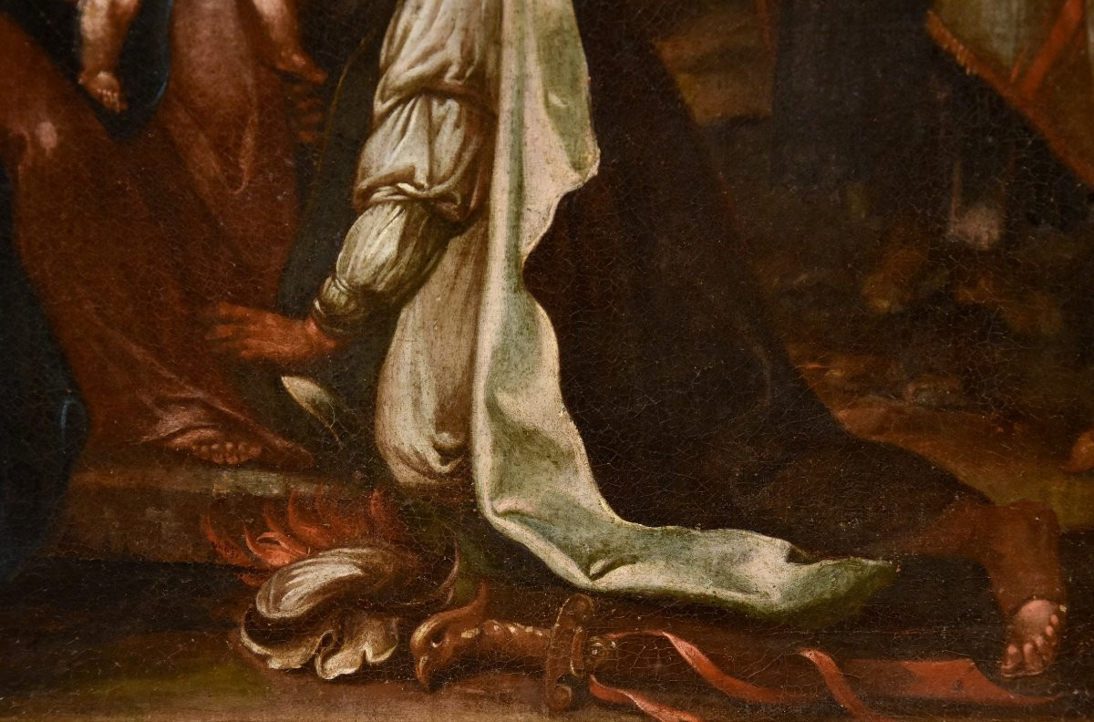 L’Adorazione dei Magi, Giovanni Stradano (Bruges 1523 - Firenze 1605) Bottega di-photo-5