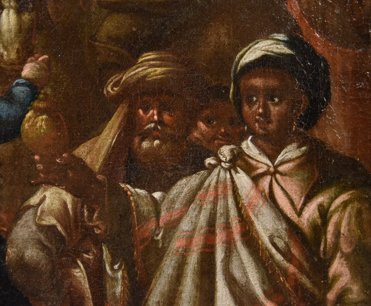 L’Adorazione dei Magi, Giovanni Stradano (Bruges 1523 - Firenze 1605) Bottega di-photo-7