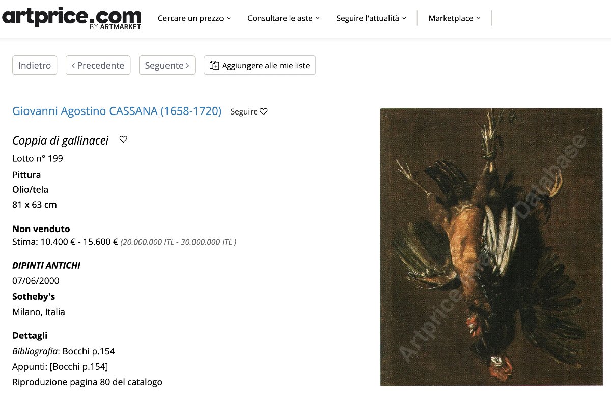 Natura morta con due gallinacei, Giovanni Agostino Cassana (Venezia post 1658 - Genova 1720)-photo-7