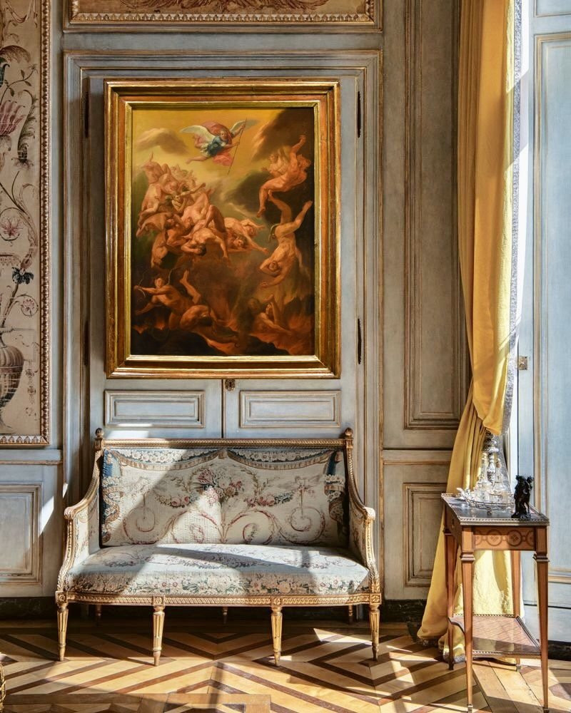 San Michele Arcangelo scaccia gli angeli ribelli, Scuola romana del XVII/XVIII secolo-photo-3