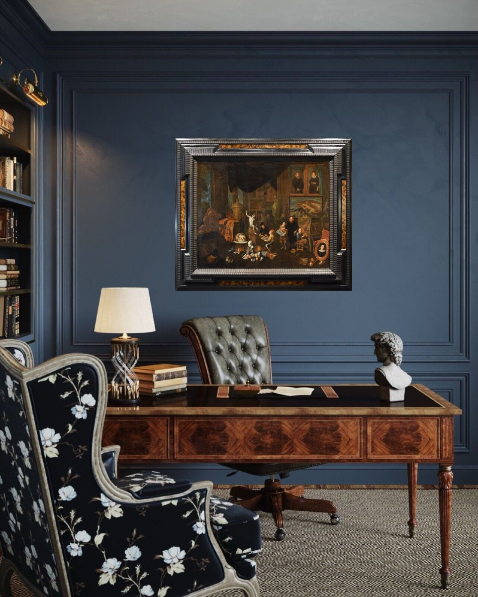 Lo studio dell’artista, Gerard Thomas (Anversa 1663-1720) Attribuibile a-photo-4