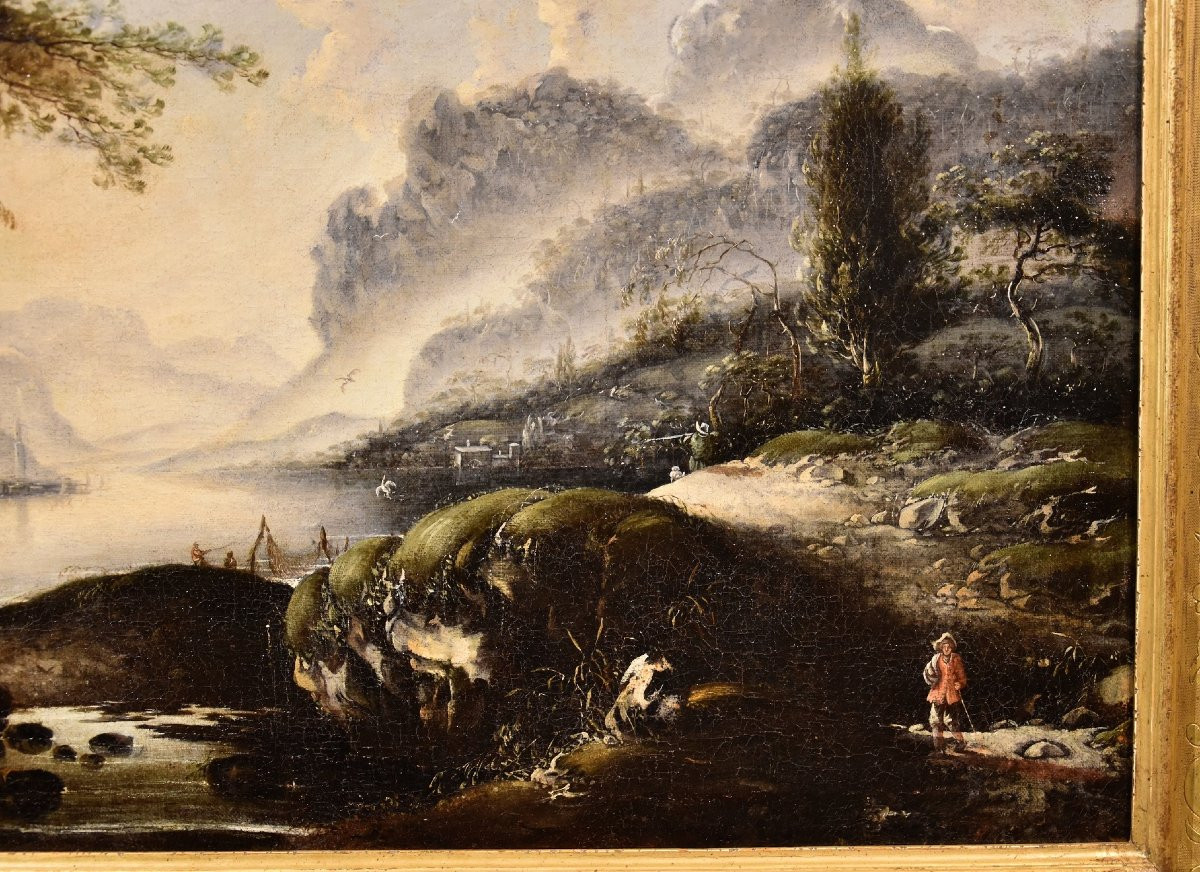 Paesaggio invernale, Hans de Jode (L'Aia, 1630 – Vienna, 1663)-photo-3