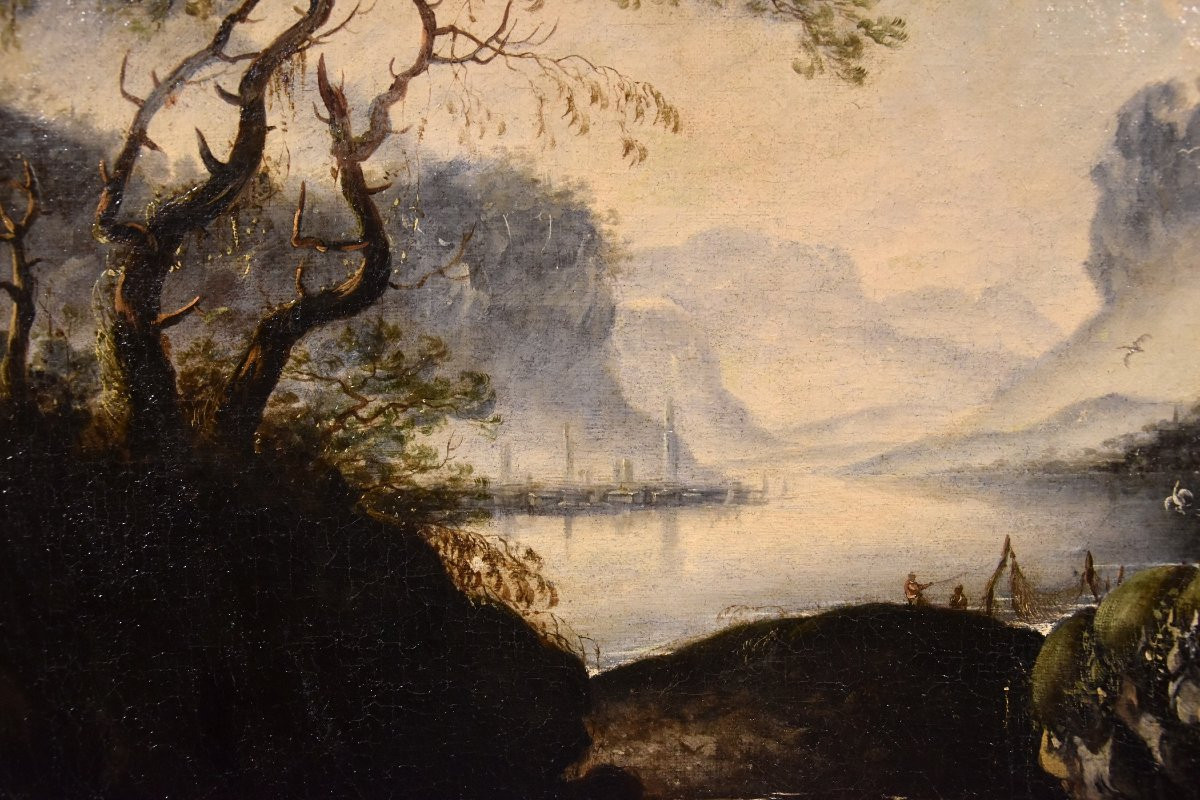 Paesaggio invernale, Hans de Jode (L'Aia, 1630 – Vienna, 1663)-photo-6