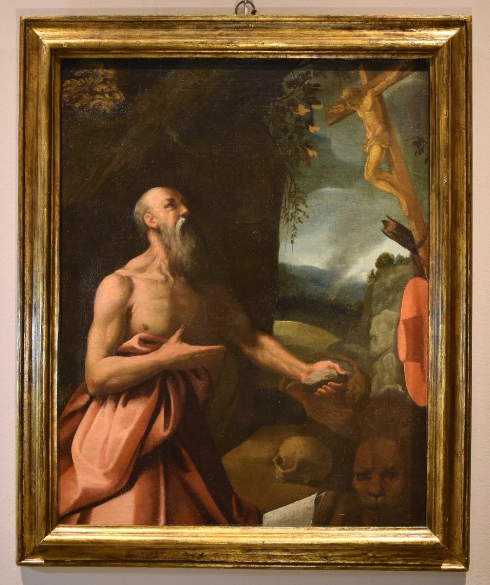 San Girolamo, Bottega di Alessandro Bonvicino, detto il Moretto (Brescia, 1498 circa – 1554)-photo-2