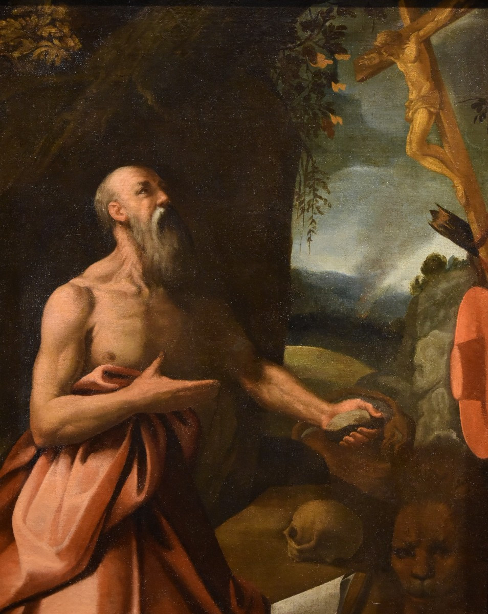San Girolamo, Bottega di Alessandro Bonvicino, detto il Moretto (Brescia, 1498 circa – 1554)
