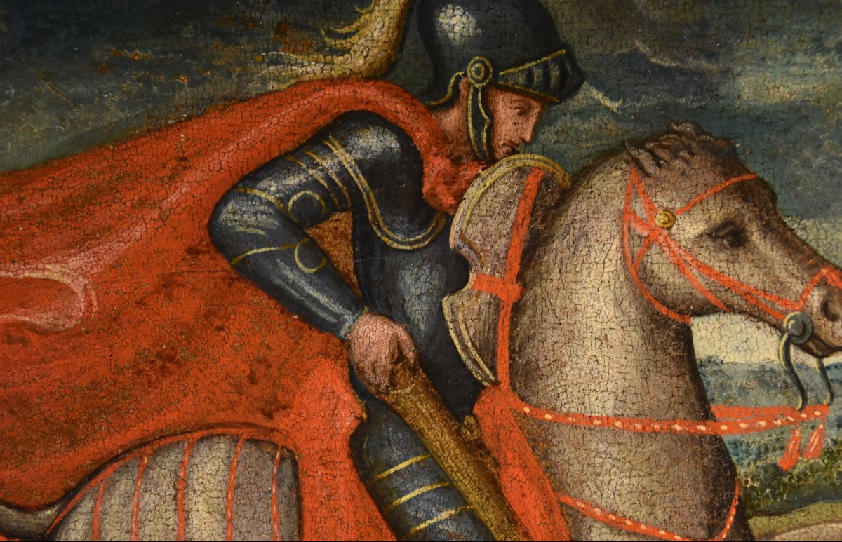 San Giorgio e il Drago, Alessio Baldovinetti (Firenze, 1427 – Firenze, 1499) cerchia-photo-4