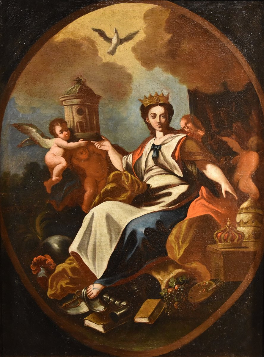 L’Allegoria dell’Europa, Francesco Solimena (Napoli 1657 – 1747) bottega/cerchia-photo-3