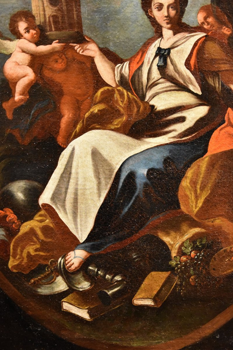L’Allegoria dell’Europa, Francesco Solimena (Napoli 1657 – 1747) bottega/cerchia-photo-4