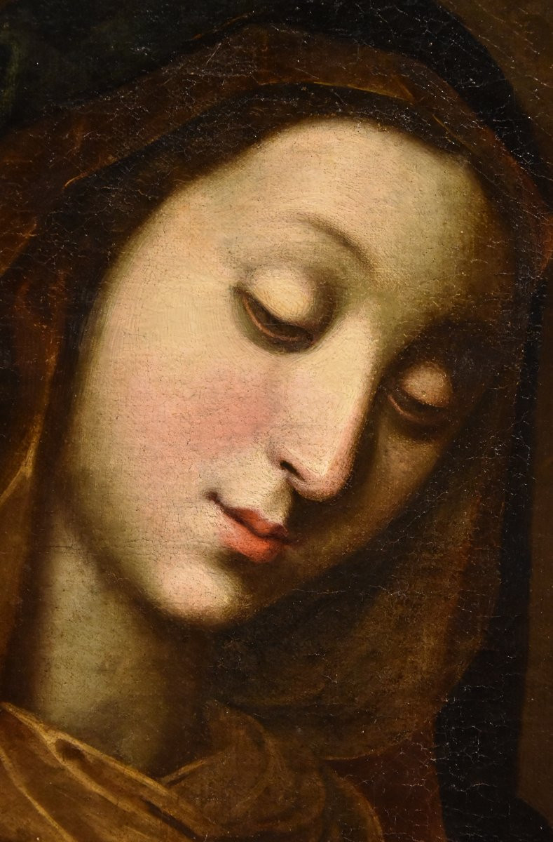 Madonna, Scipione Pulzone (Gaeta, 1544 – Roma, 1598) bottega di-photo-3