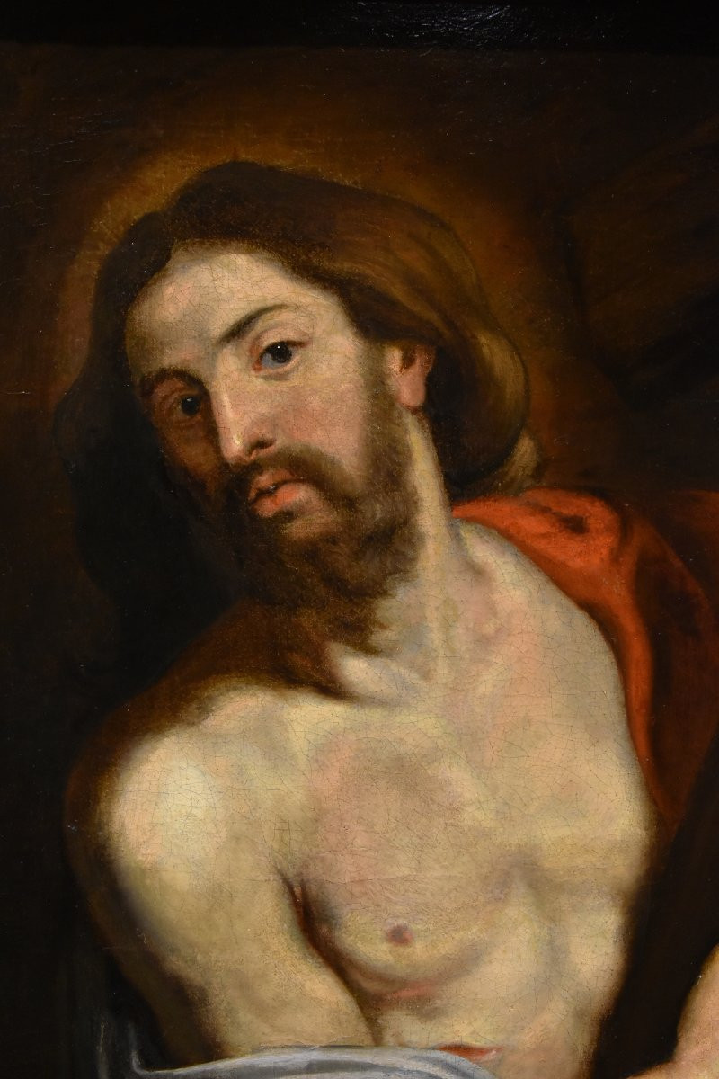 Anthoon van Dyck (Anversa 1599 - Londra 1641) bottega - Cristo Portacroce-photo-3