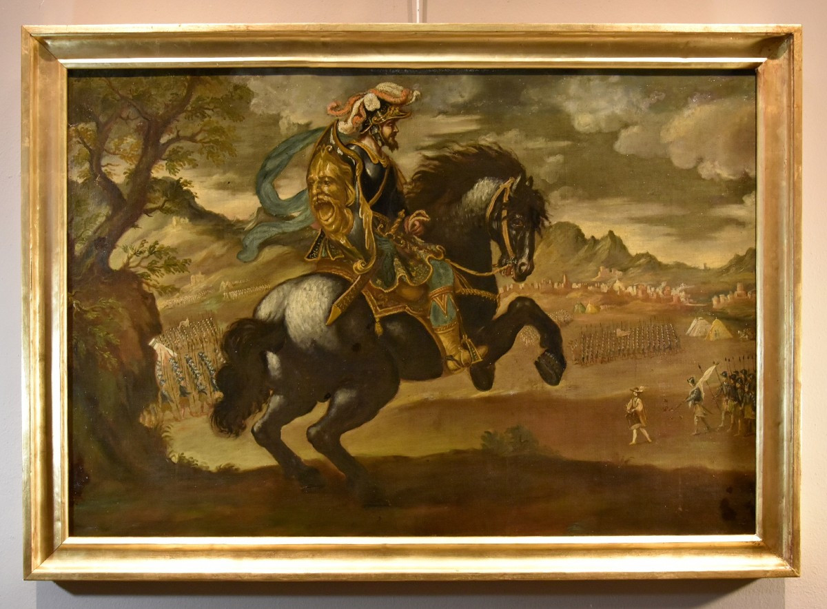 Ritratto equestre di Pietro Strozzi, Pittore fiorentino XVII-XVIII Secolo