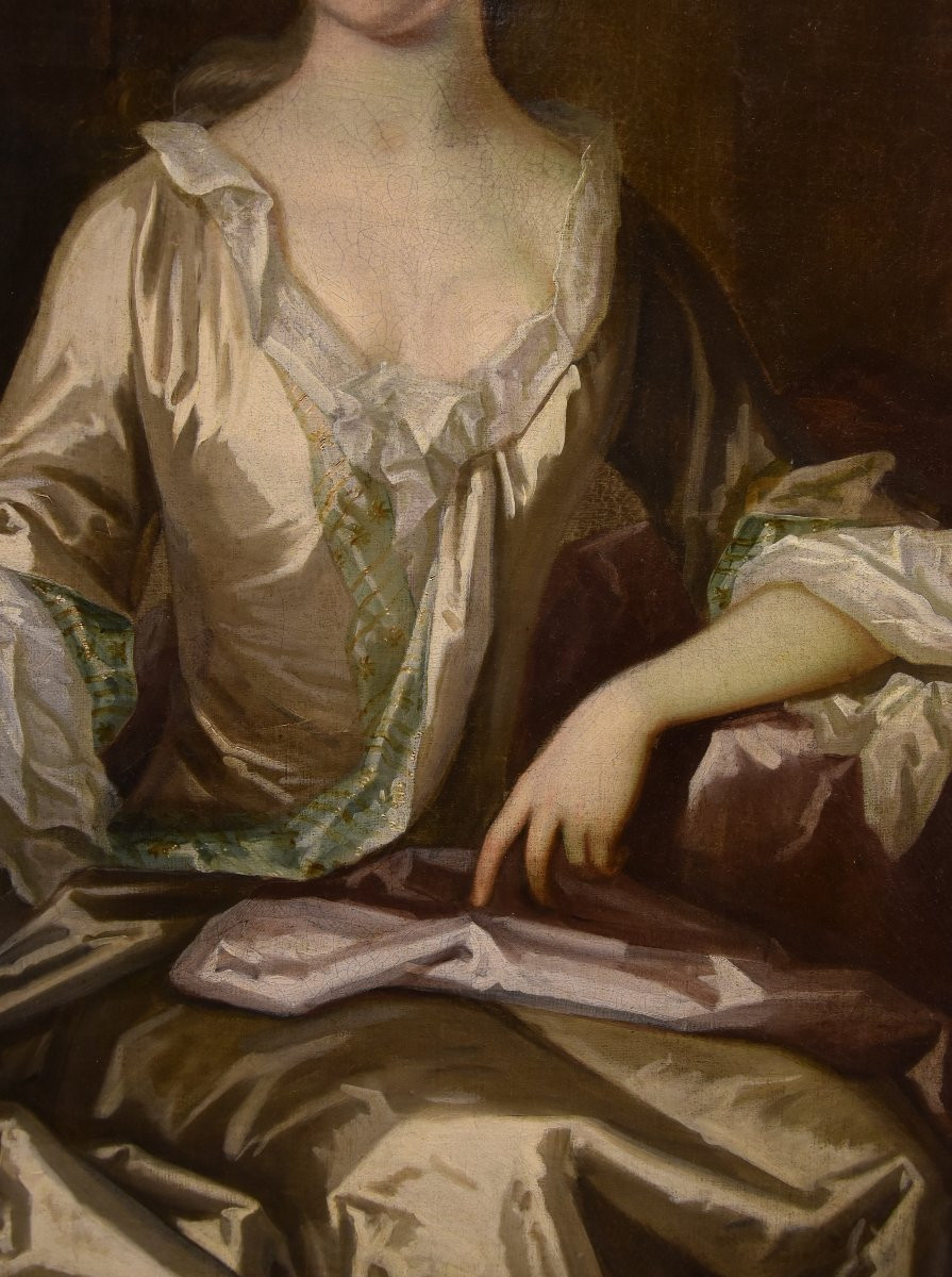 Godfrey Kneller (Lubecca 1646 – Londra 1723), Ritratto di nobildonna inglese-photo-5