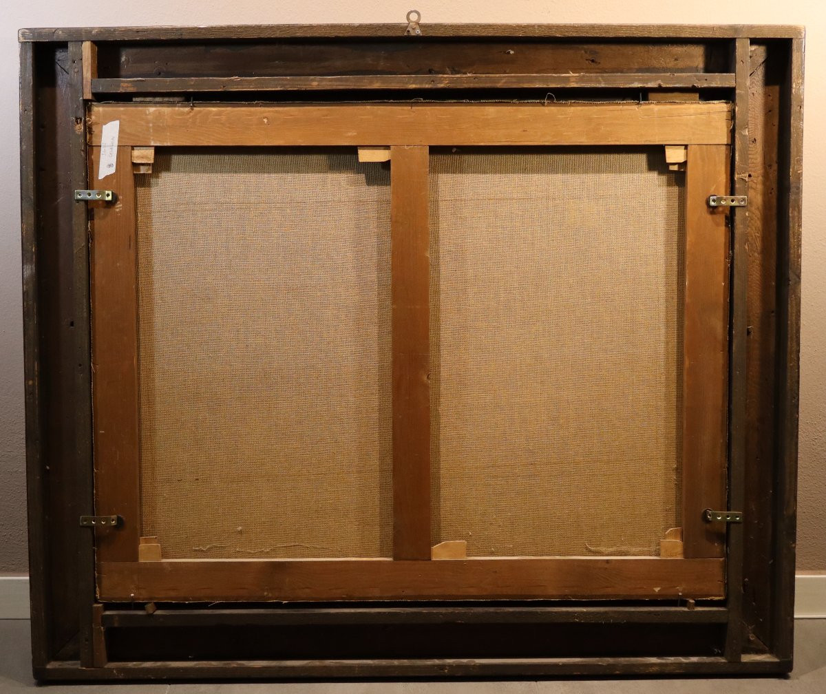 Ritratto equestre con scena di battaglia, Cerchia di Adam Frans van der Meulen (1632 - 1690)-photo-7