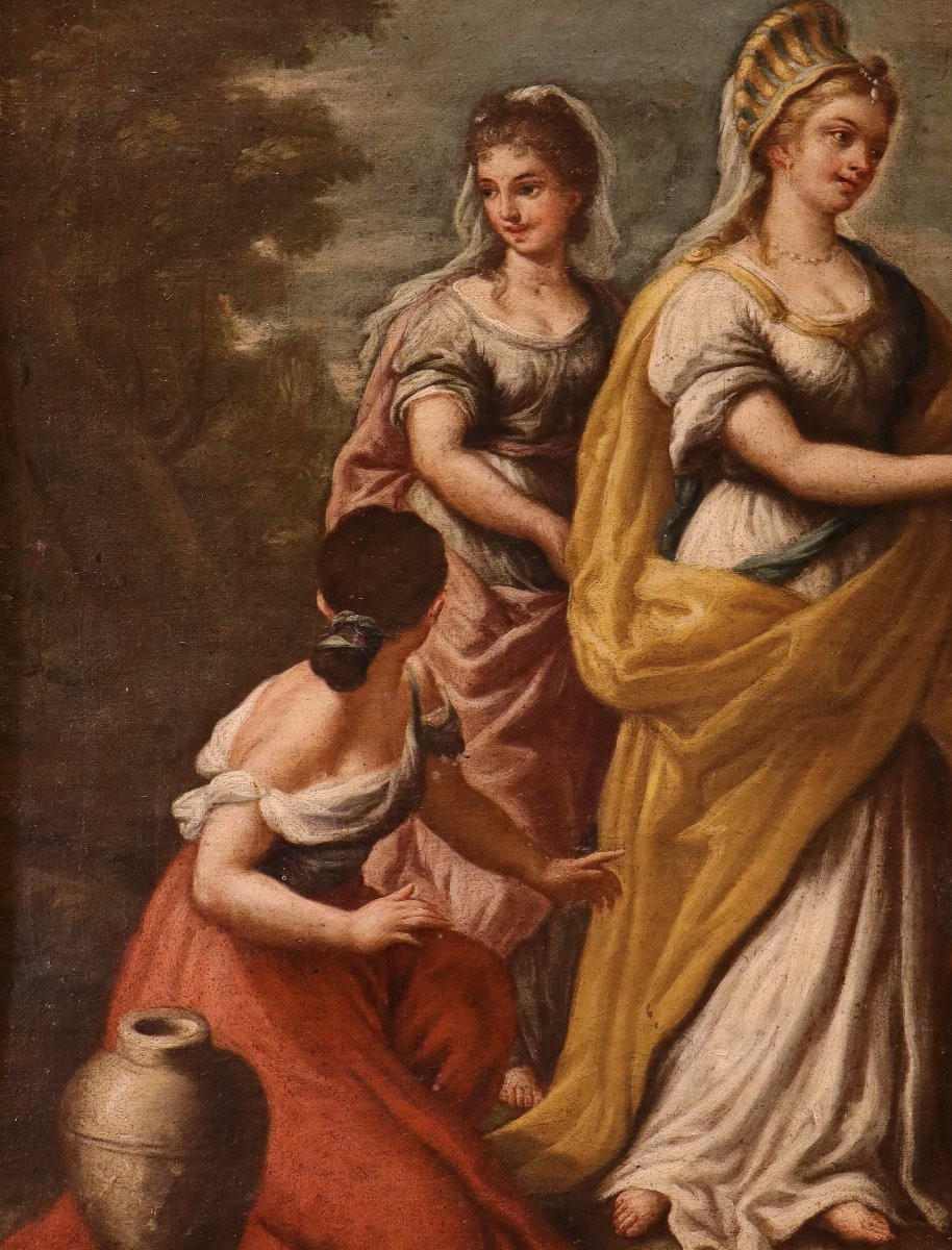 Rebecca al pozzo - Seguace di Pietro da Cortona (Cortona 1596 - Roma 1669)-photo-1